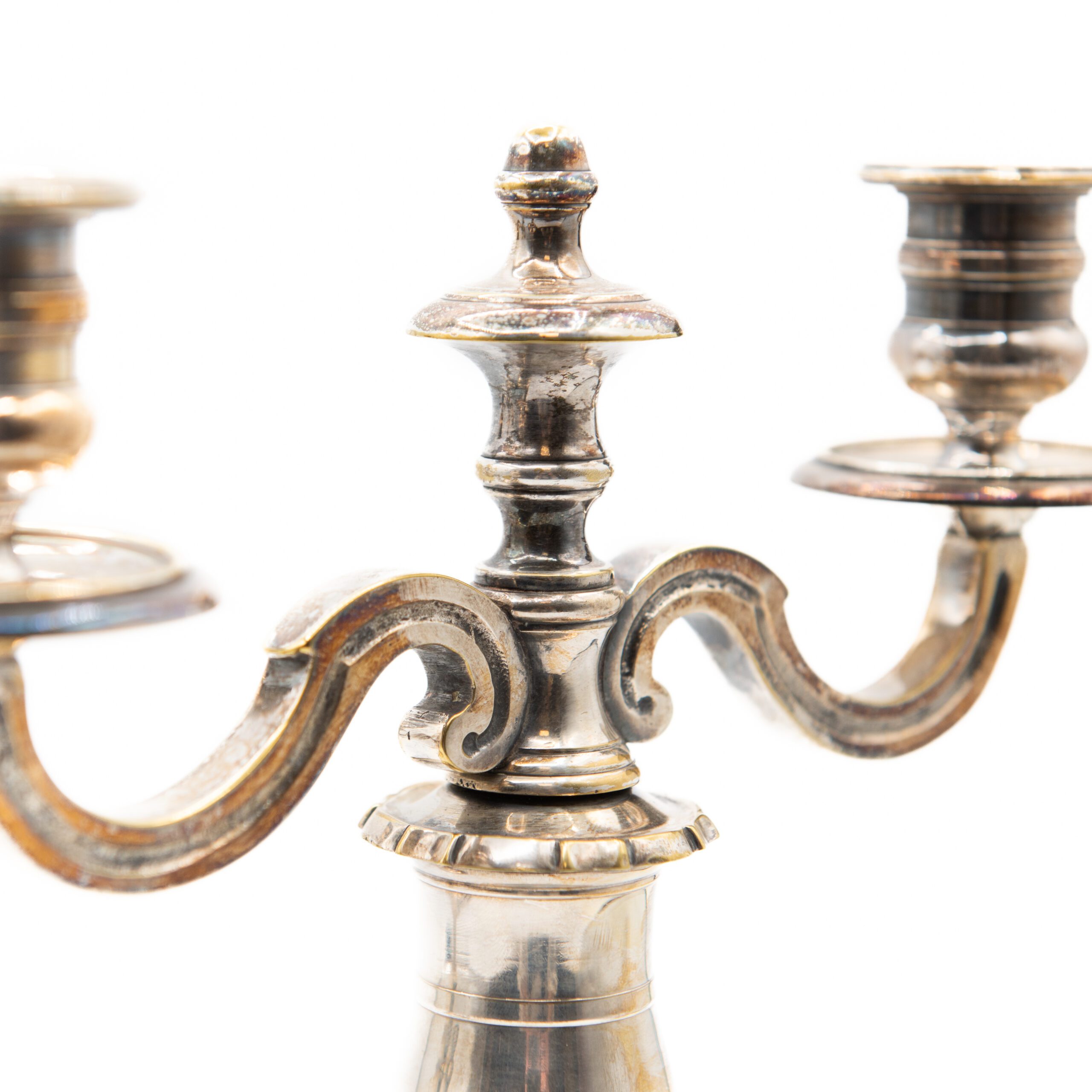Candelabros plateados franceses Candelabros plateados franceses